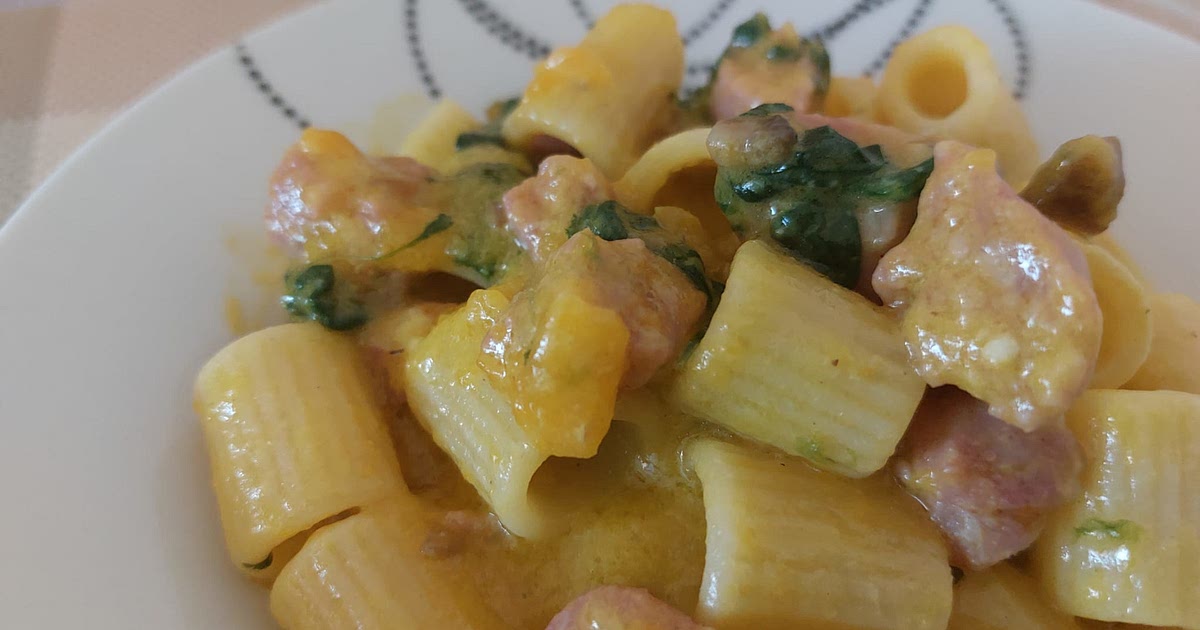 Pasta - Pumpkin, kale, taleggio and sausage Recipe | Samsung Food App