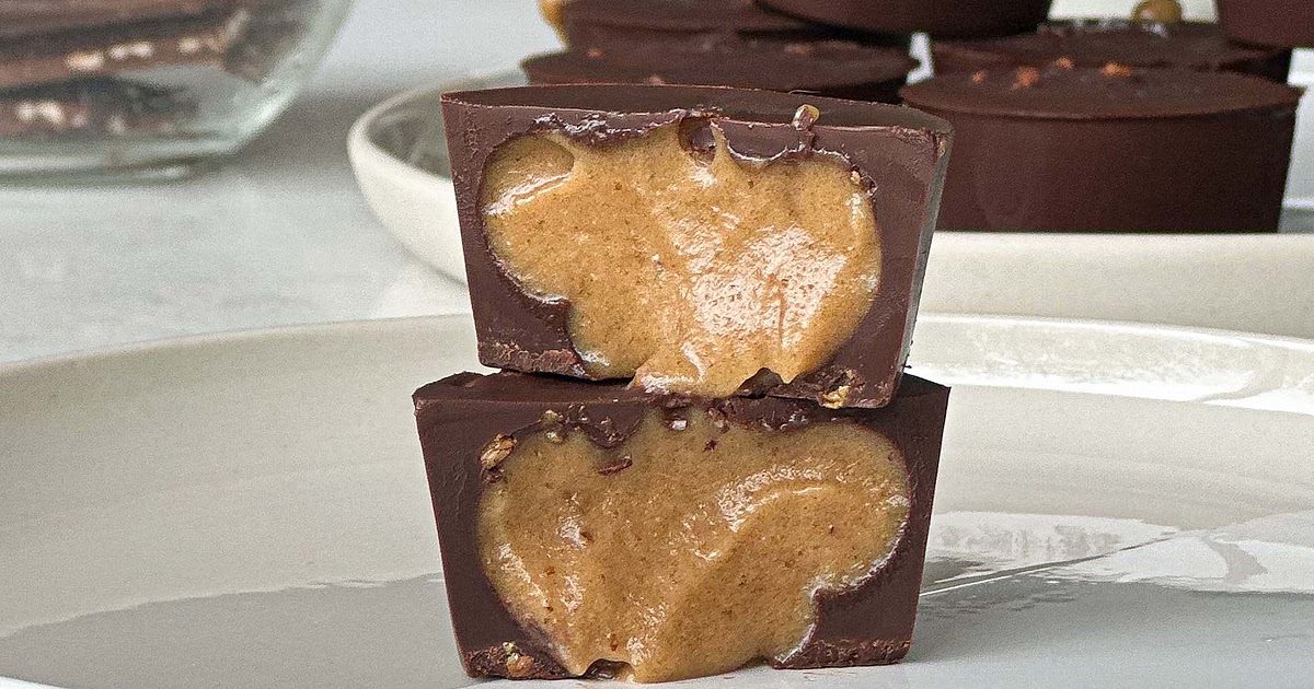 Healthier choc caramel cups Recipe | Samsung Food App