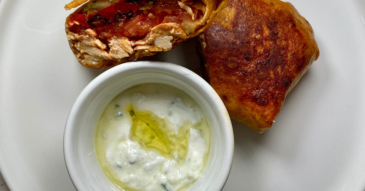 Mediterranean Chicken Wrap Recipe | Samsung Food App