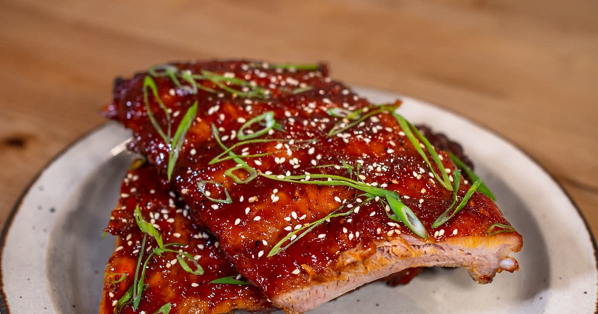 Gochujang Glazed Ribs Recipe | Samsung Food App