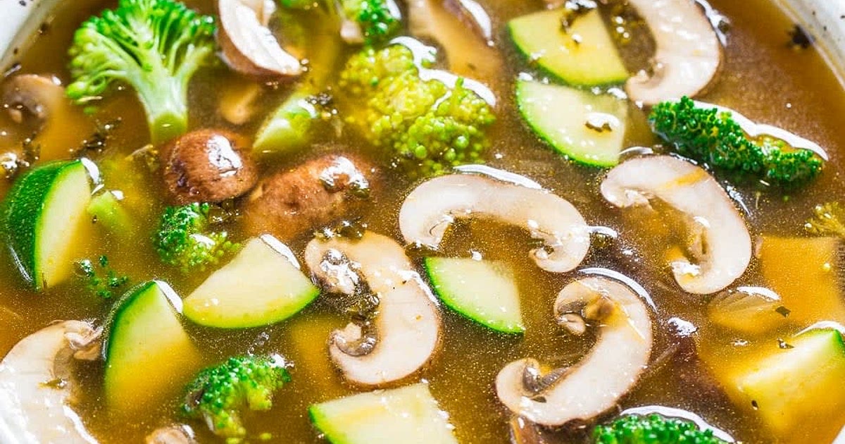Easy 30-Minute Mushroom Vegetable Soup Recipe | Samsung Food App