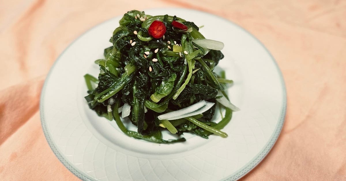 쑥갓 나물 Recipe | Samsung Food App