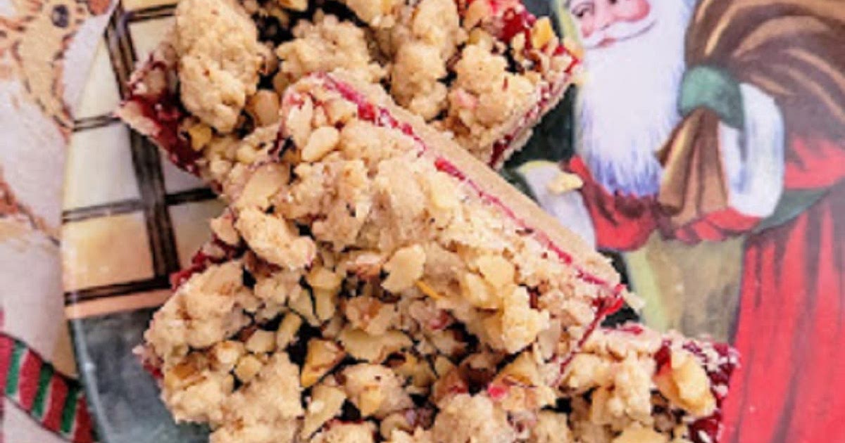 Cranberry Walnut Crumb Bars Recipe | Samsung Food App