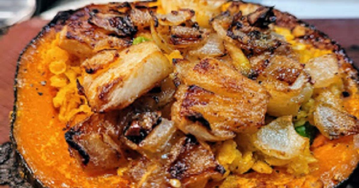 Lentil Stuffed Pepper Squash Recipe | Samsung Food App
