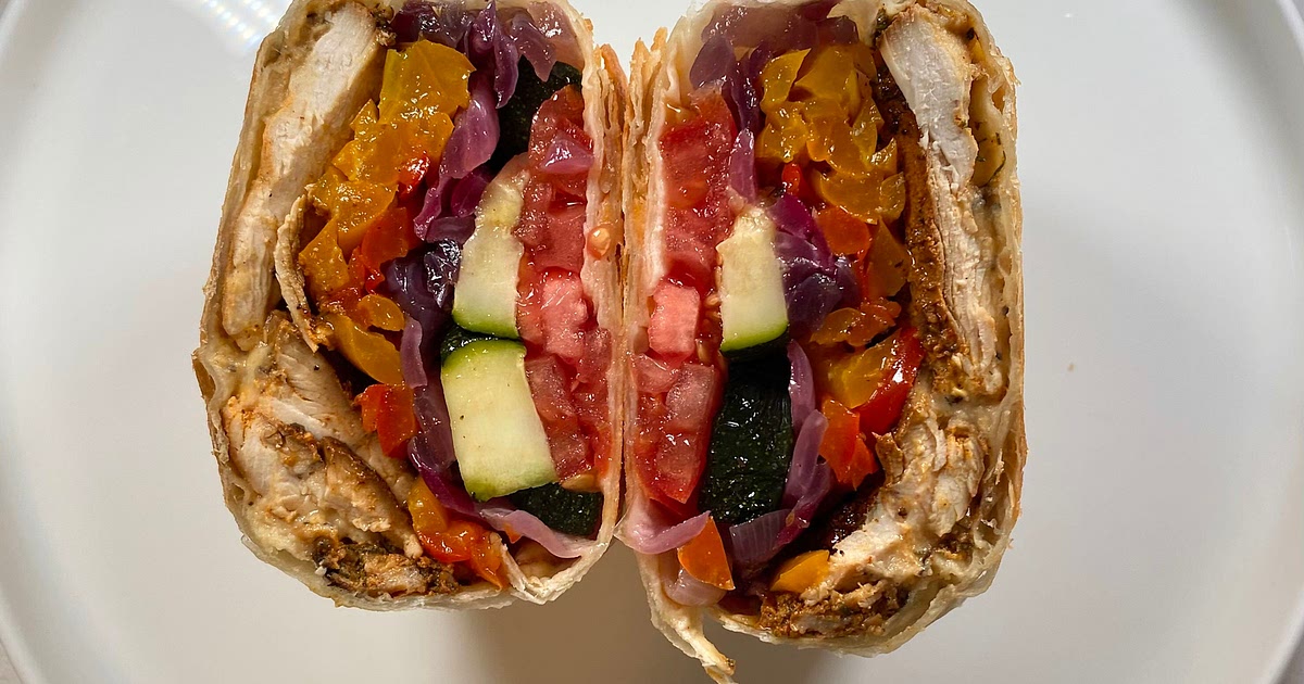 Mediterranean Chicken Wrap Recipe | Samsung Food App
