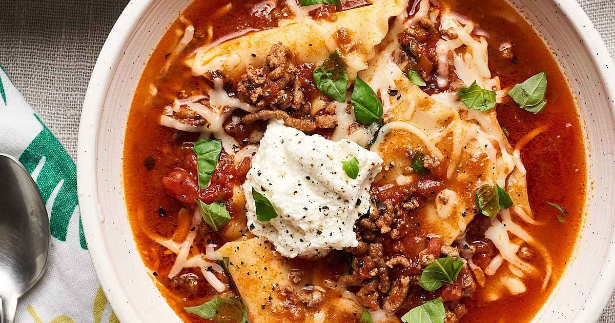 Easy Slow Cooker Lasagna Soup Recipe | Samsung Food App