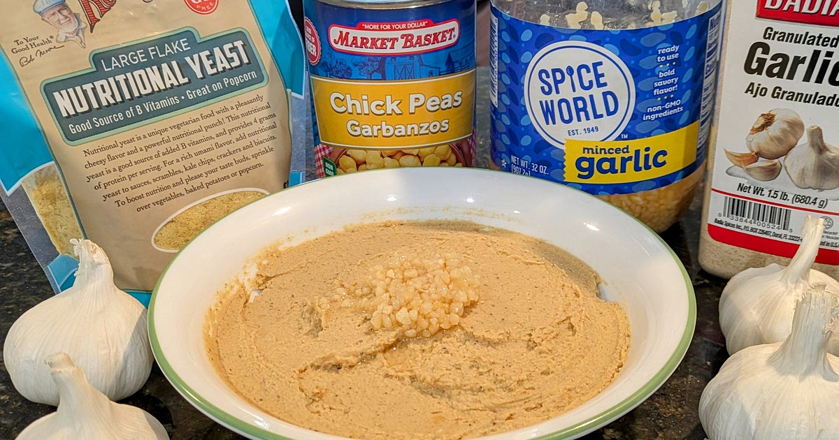 "Cheesy" Garlic Hummus Recipe | Samsung Food App