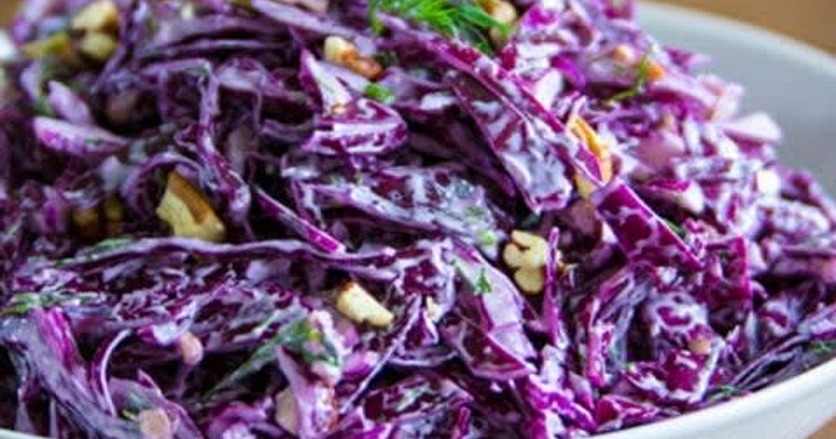 D'licious Purple Cabbage Salad Recipe | Samsung Food App