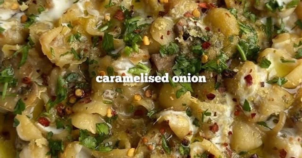 Caramelised onion pasta Recipe | Samsung Food App