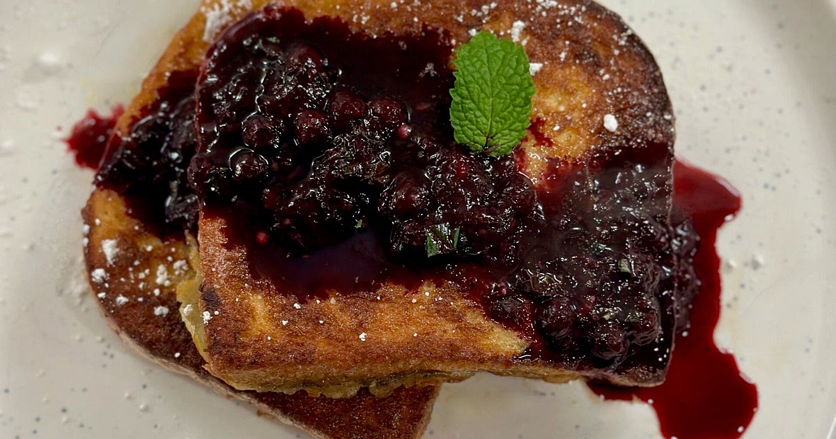 Brioche French Toast with Blueberry Compote Recipe | Samsung Food App