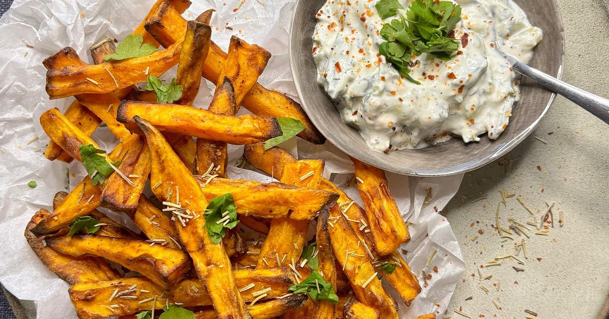 Air Fryer Sweet Potato Fries Recipe | Samsung Food App