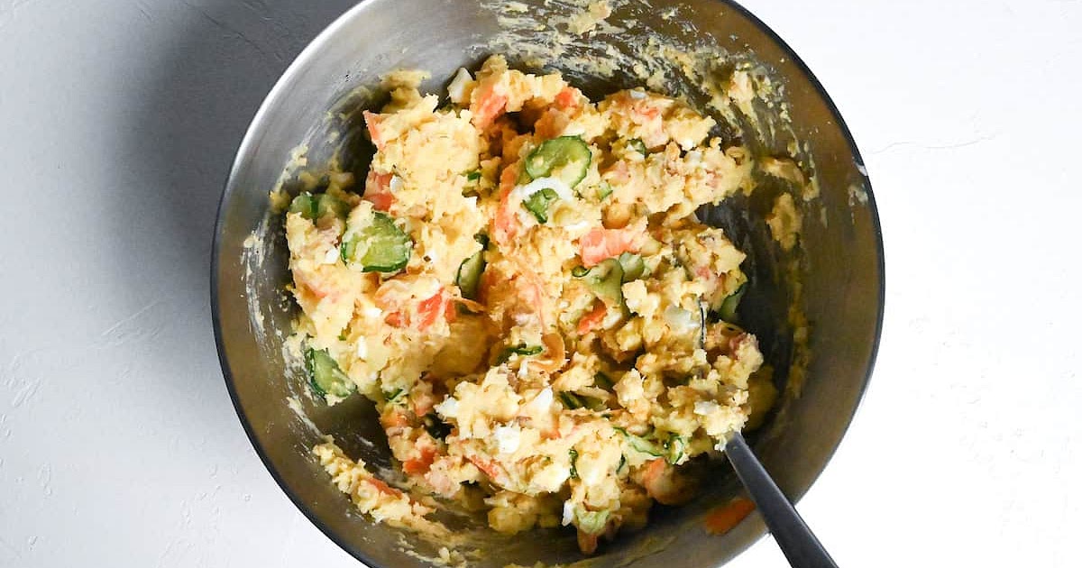 Addictive Japanese Potato Salad Recipe (Izakaya Style) 🥔 #izakaya | Samsung Food App
