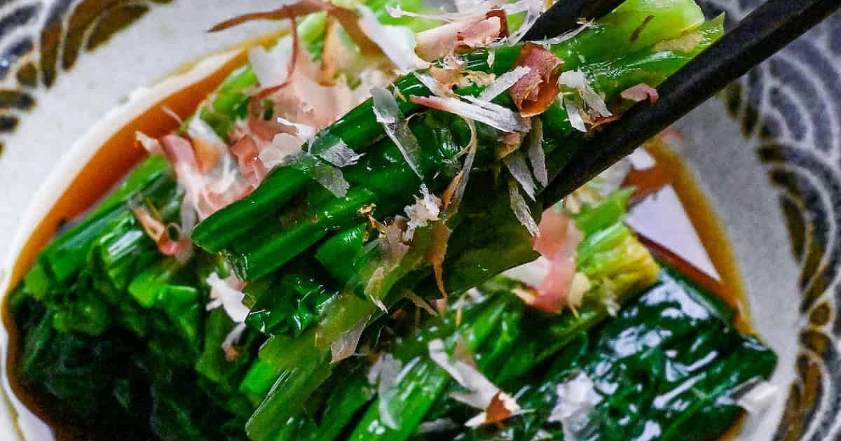 Spinach Ohitashi Recipe (Japanese Spinach Salad in Dashi) 🥬 #sidedish | Samsung Food App