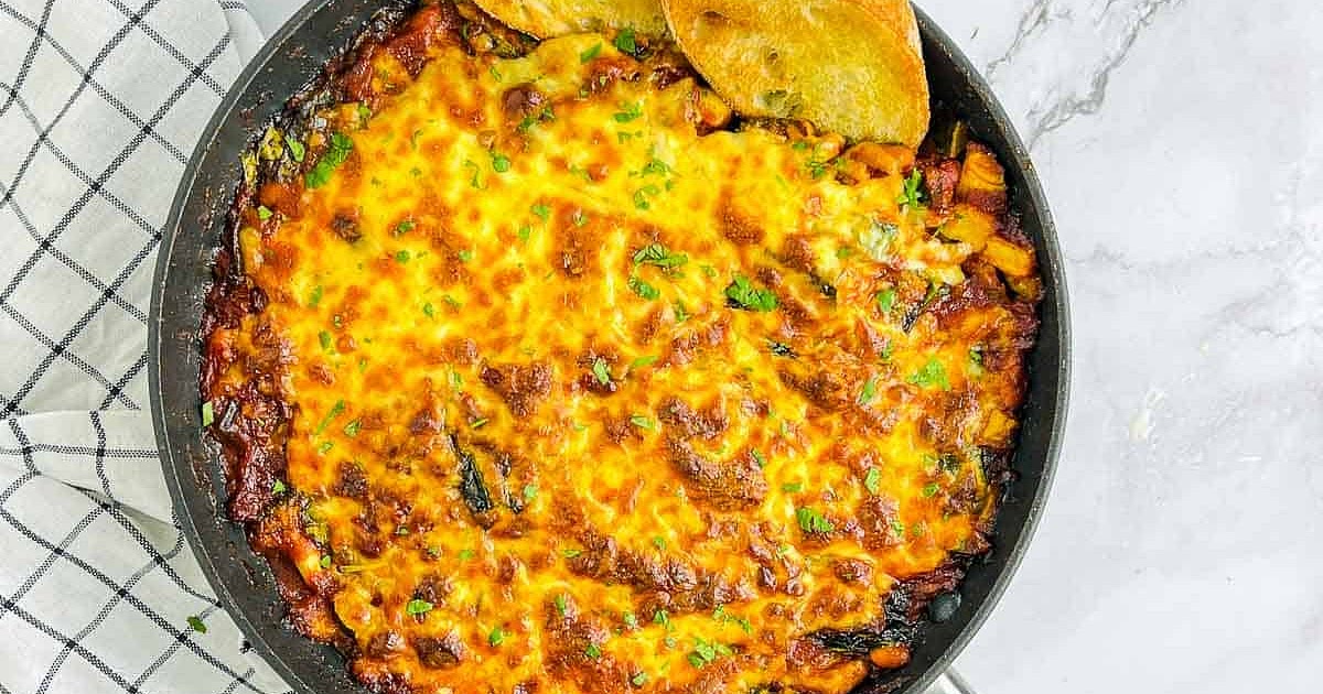 Cheesy White Bean and Tomato Bake Recipe | Samsung Food App