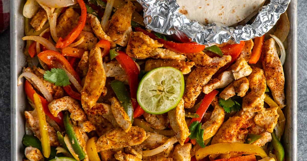 MRS-J1S Oven Baked Chicken Fajitas Recipe | Samsung Food App