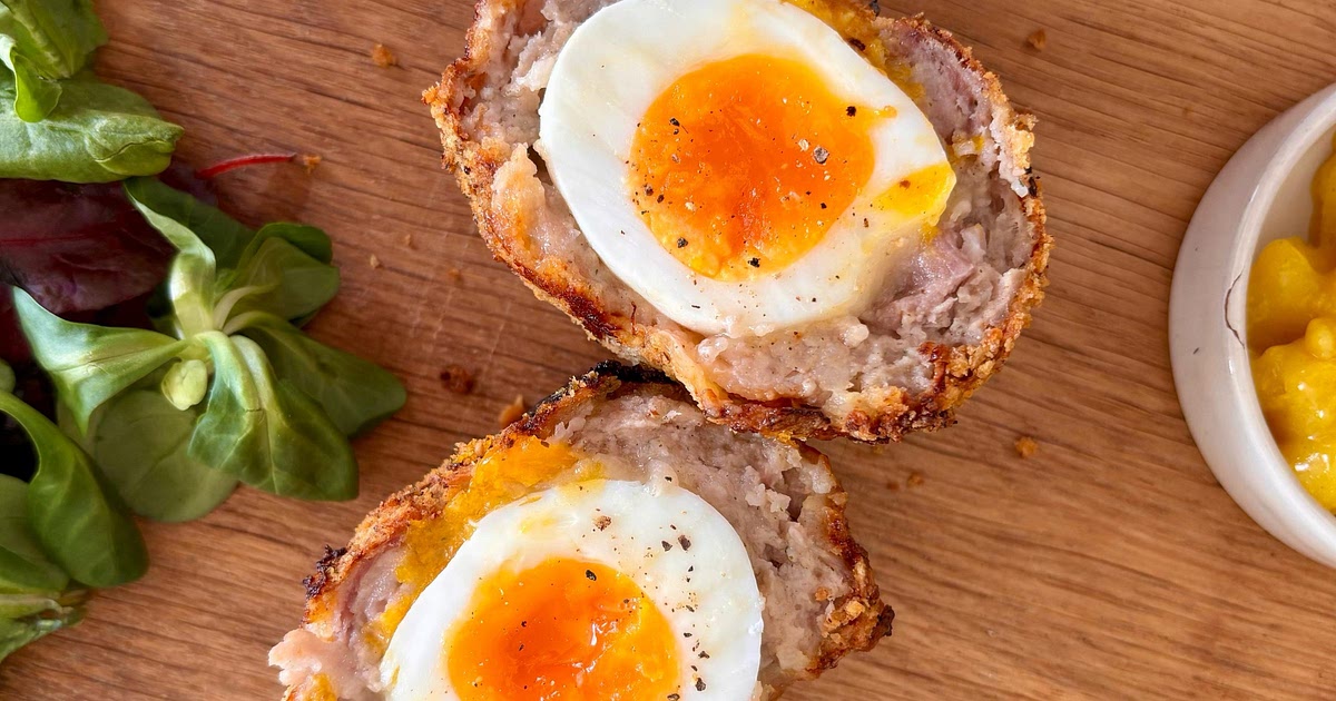 Air Fryer Scotch Eggs Recipe | Samsung Food App