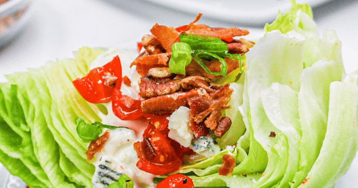 Classic Wedge Salad with Creamy Blue Cheese Dressing Recipe | Samsung Food App
