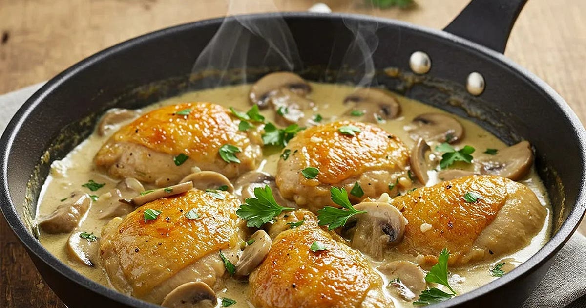 Creamy Chicken Fricassee Recipe – Easy One-Pot Comfort Food | Sharp Blades | Samsung Food App
