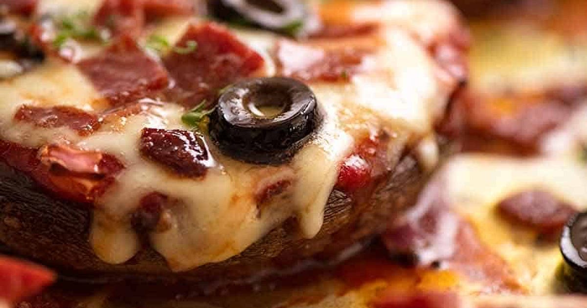 Pizza Stuffed Mushrooms Recipe | Samsung Food App