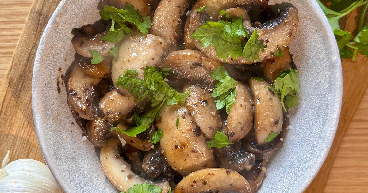 Air Fryer Mushrooms Recipe | Samsung Food App