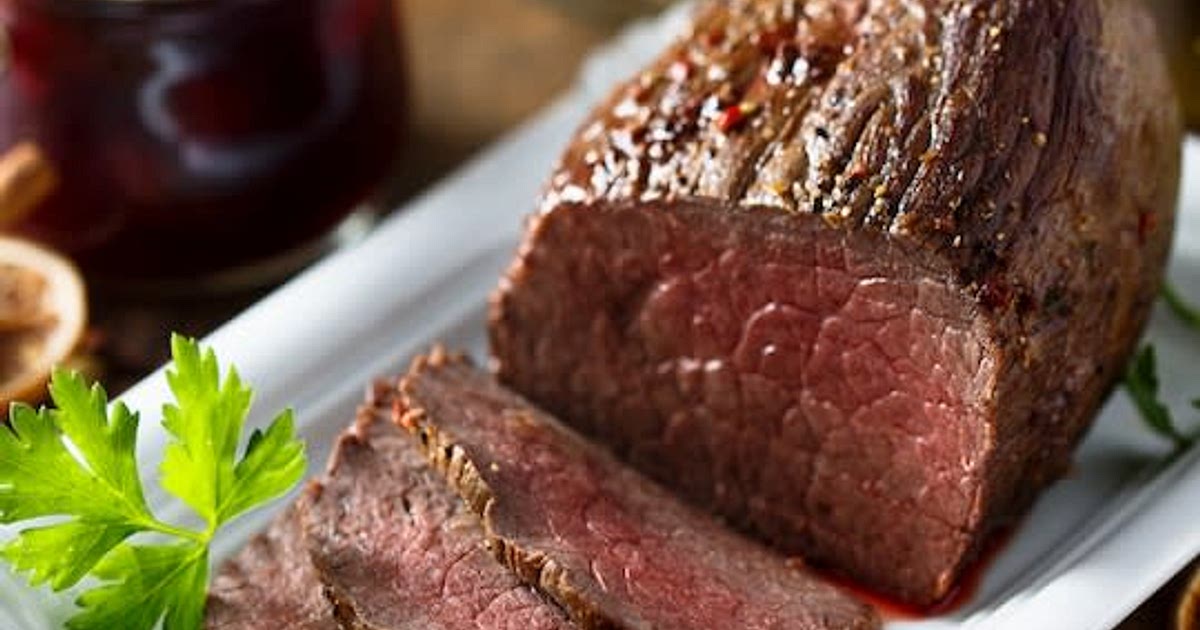 Beef Tenderloin with Black Pepper Cherry Sauce and Broccolini (Freezer/Low Sodium/Kidney Friendly) R