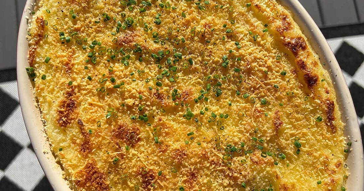 Cheesy Baked Mashed Potatoes Recipe | Samsung Food App