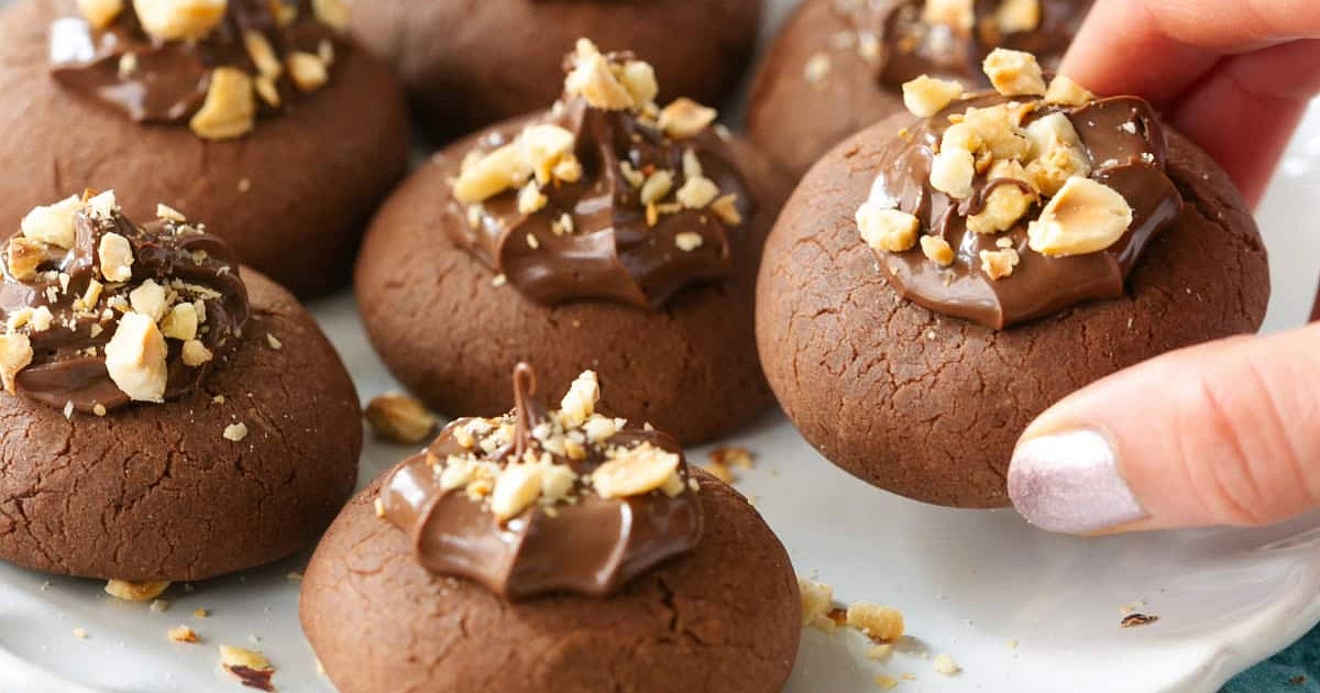 Nutella Thumbprint Cookies Recipe | Samsung Food App