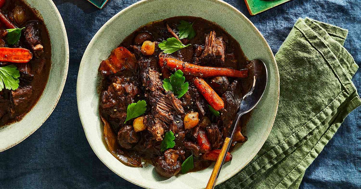 Beef Stew in Red Wine Sauce Recipe | Samsung Food App