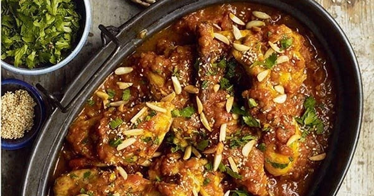 North African chicken with honey and saffron Recipe | Samsung Food App