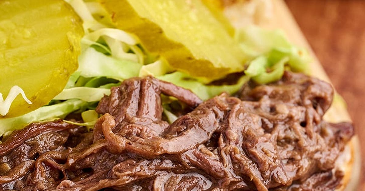 Slow Cooker Roast Beef Debris Po' Boys Recipe | Samsung Food App