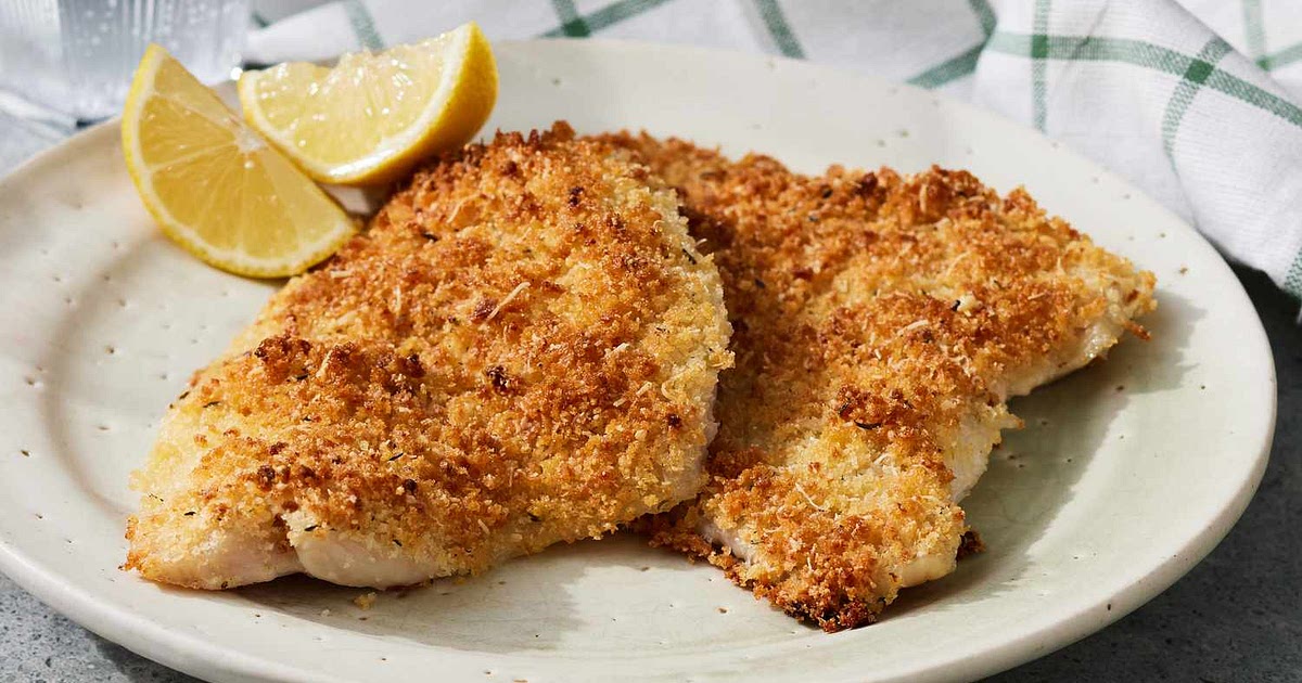 Baked Flounder with Panko and Parmesan Recipe | Samsung Food App