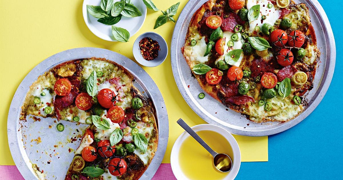 Quick tomato and salami pizzas Recipe | Samsung Food App