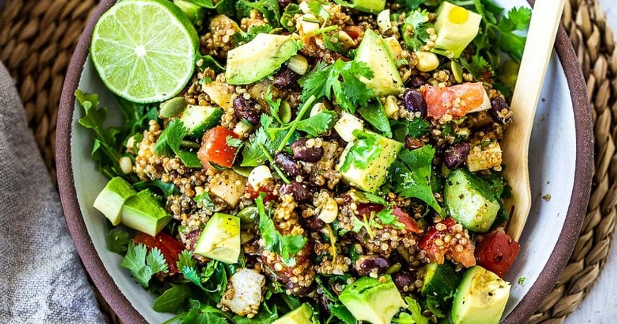 Southwest Black Bean Quinoa Salad Recipe | Samsung Food App