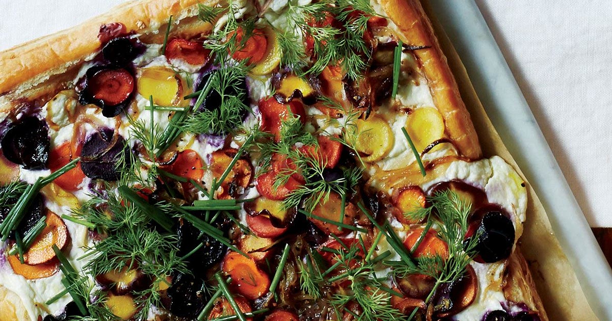 Carrot Tart With Ricotta and Herbs Recipe | Samsung Food App