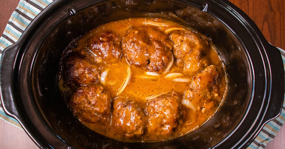 Slow Cooker Salisbury Steak Recipe | Samsung Food App