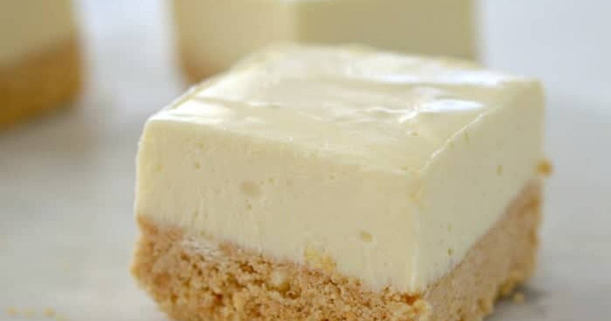 No Bake Lemon Cheesecake Slice Recipe | Samsung Food App