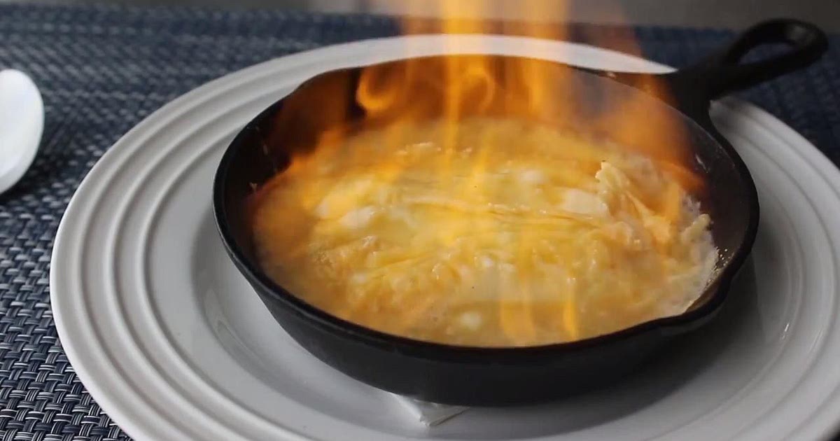 Saganaki (Flaming Greek Cheese) Recipe | Samsung Food App