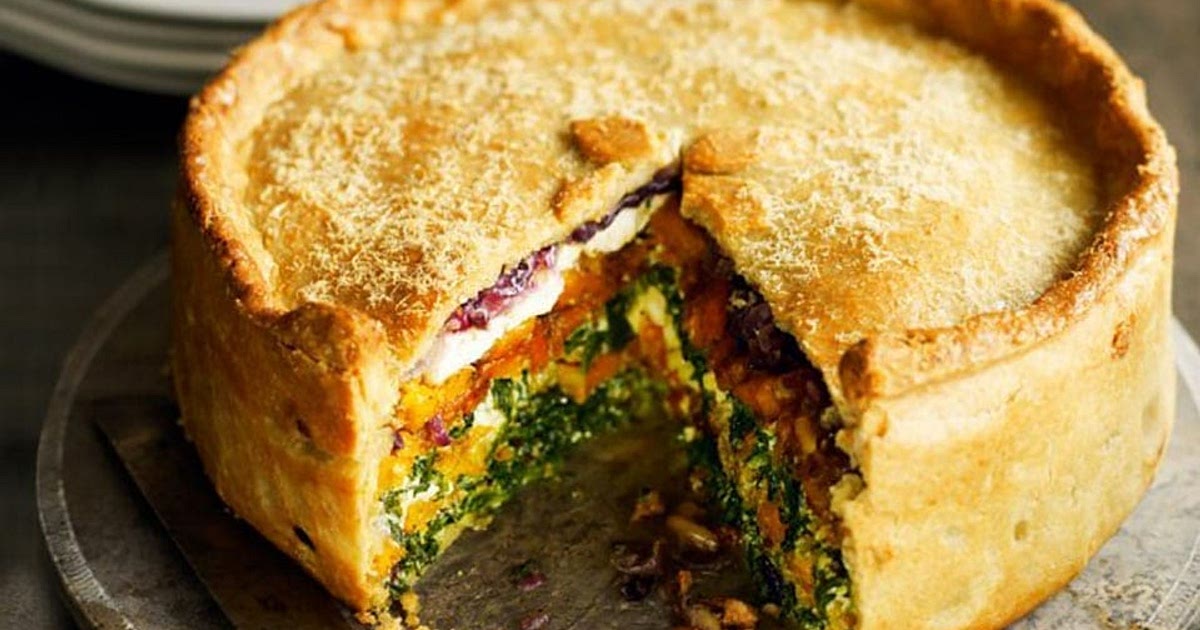 Butternut squash, spinach and goat’s cheese pie Recipe | Samsung Food App