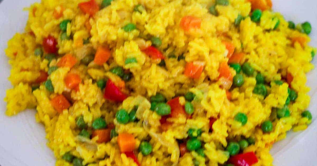 Saffron Rice With Veggies Recipe | Samsung Food App