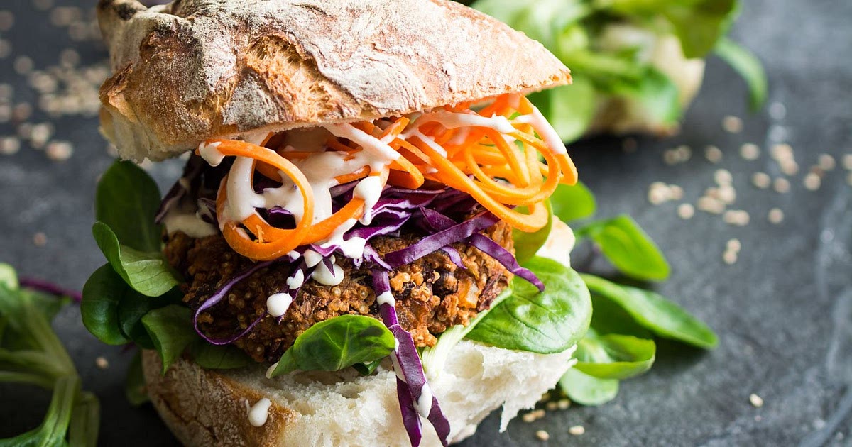Quinoa and Kidney Bean Burgers Recipe | Samsung Food App