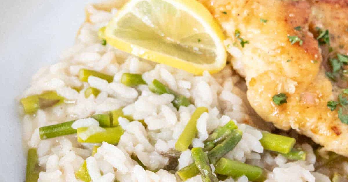 Asparagus Risotto Recipe | Samsung Food App