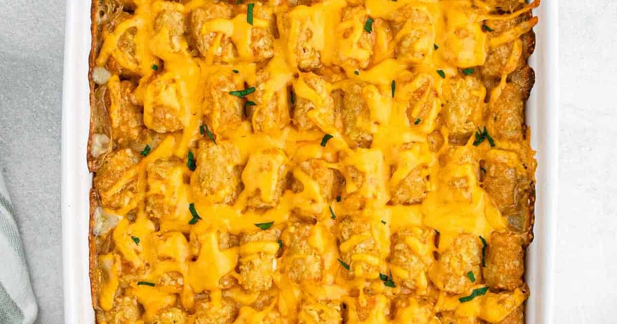 Chicken Tator Tot Casserole Recipe | Samsung Food App