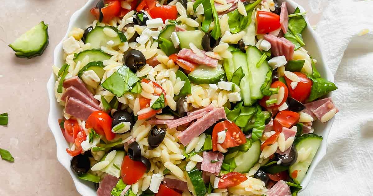 Italian Orzo Salad Recipe | Samsung Food App