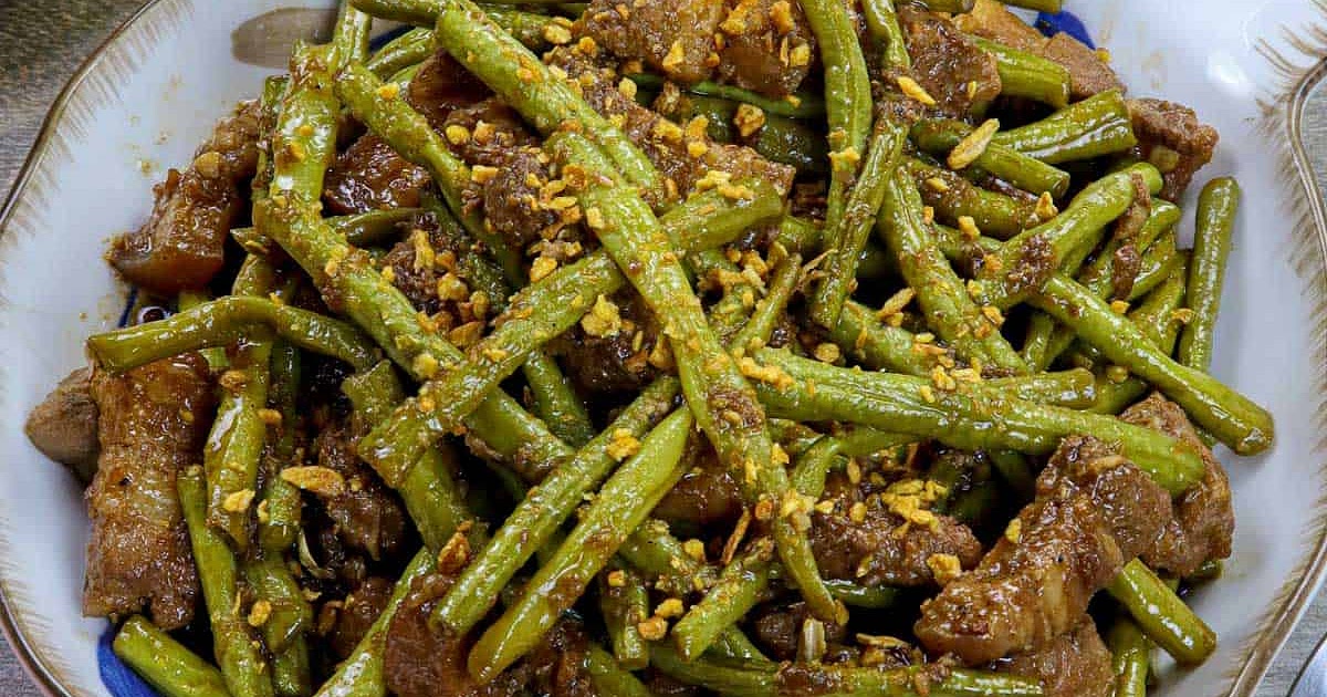 Adobong Sitaw with Pork Recipe | Samsung Food App