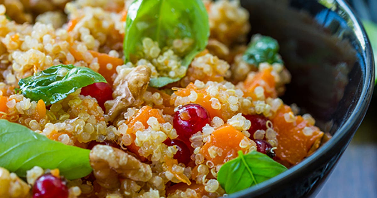 Butternut Squash and Cranberry Quinoa Salad Recipe | Samsung Food App