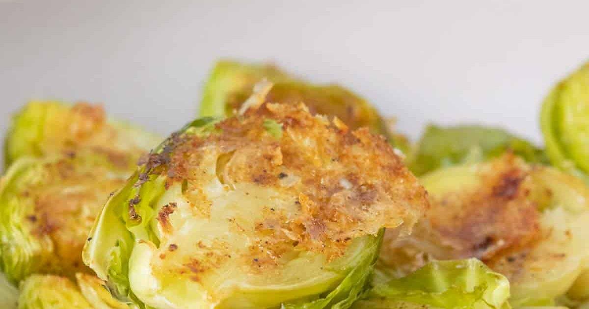 Parmesan Crusted Brussels Sprouts Recipe | Samsung Food App
