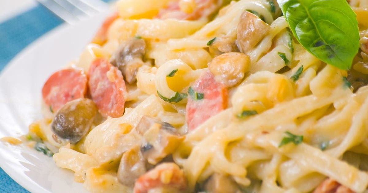 Penne in Cream Sauce with Sausage Recipe | Samsung Food App