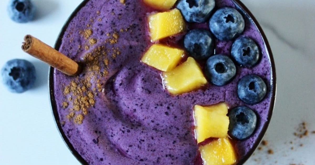Blueberry Mango Smoothie Bowl Recipe | Samsung Food App