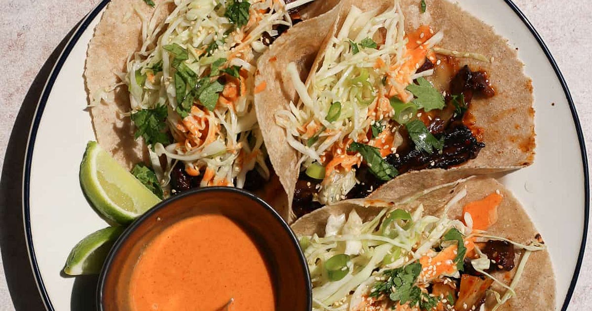 Korean-Inspired Skirt Steak Tacos Recipe | Samsung Food App