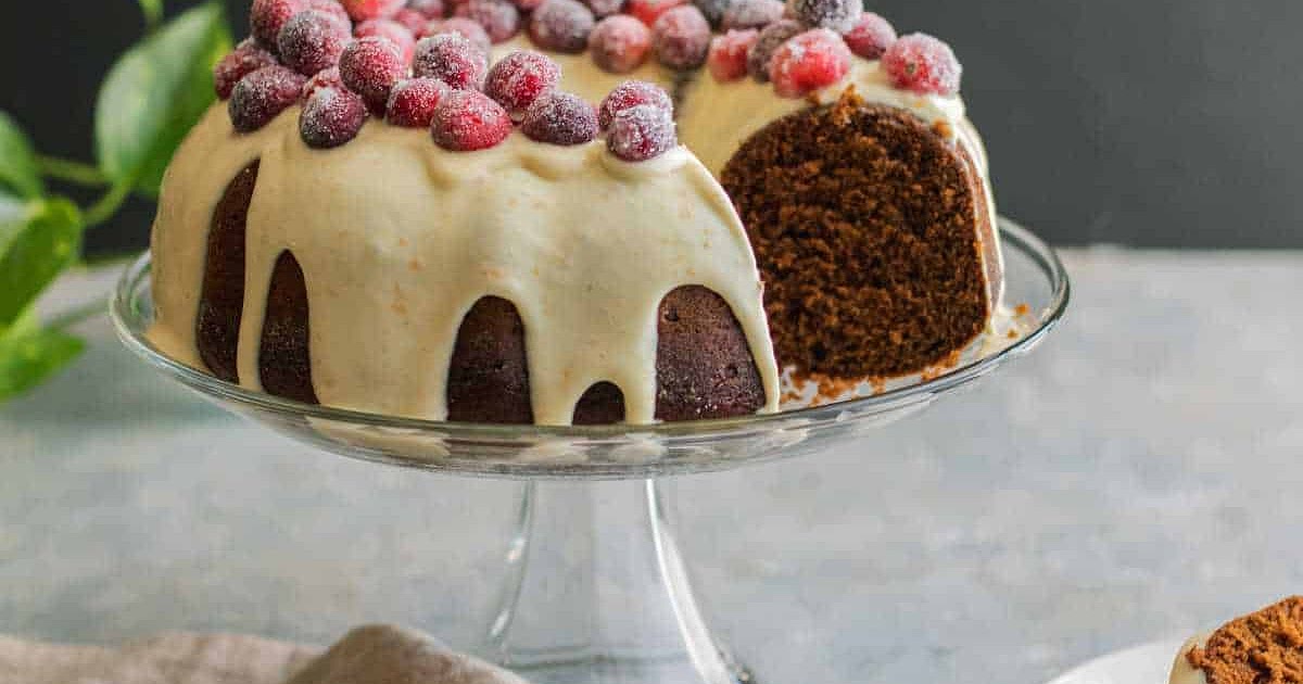 Gingerbread Bundt Cake with Orange Cream Cheese Frosting Recipe | Samsung Food App